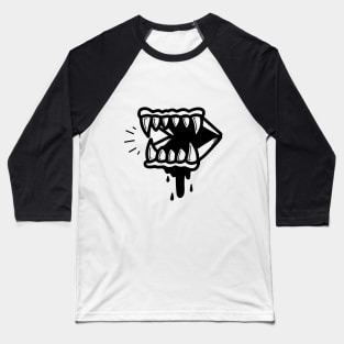 Fangs design Baseball T-Shirt